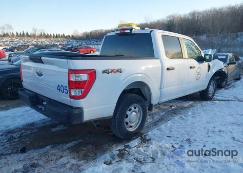 2022 Ford F-150 Xl из США, поврежденный, VIN 1FTEW1EB6NKE98723